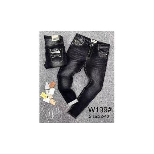 Fashion Luxury Denim Jeans For Guys-Black