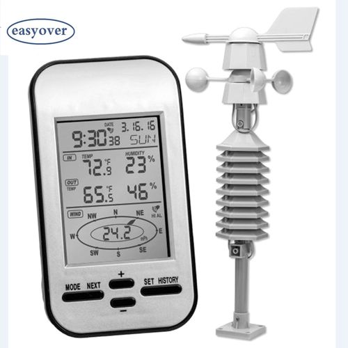 Station météo LCD - Thermomètre int./ext. / Hygromètre int./ext