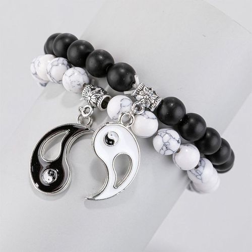 Yin Yang Golden Bracelet for Couples & Lovers