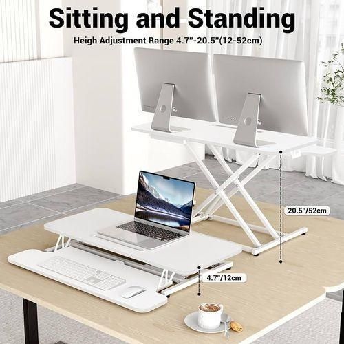 product_image_name-Generic-Desk Converter Height Adjustable Sit To Stand Riser-2