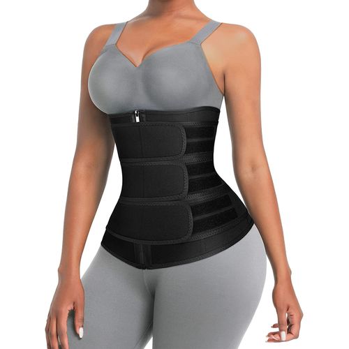 Women Waist Trainer Cincher 3 Straps - Tummy Control Sweat Girdle