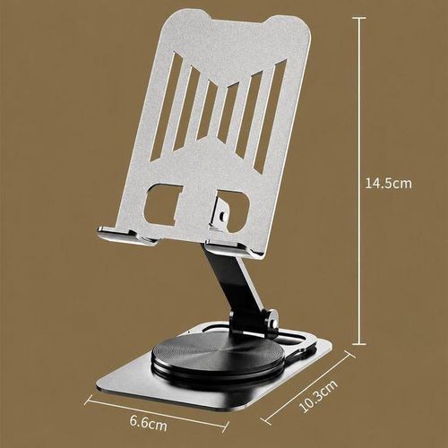 Generic Metal 360° Rotating Phone Holder - black - image 2
