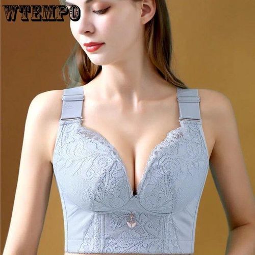 Generic 34d Bras For Women Push Up Invisible Plus Size Bralette Sexy Lace  Bra Thin Adjustable Breast Fancy Underwear Sensual Lingerie