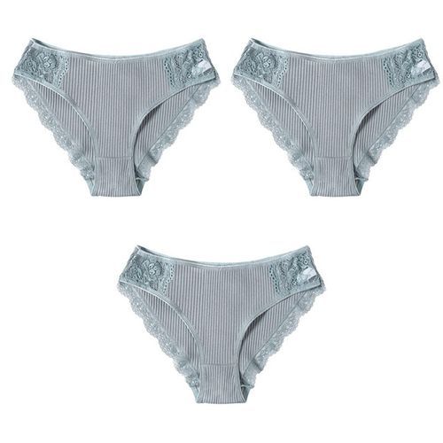 Fashion Women's Underwear 3PCS/Set Cotton Women's Panties Comfort Underpants  Fl