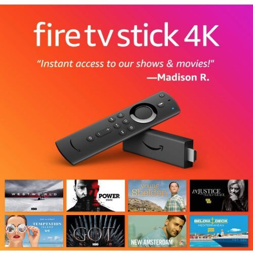 Amazon Fire Tv Streaming Stick With Alexa Built In 4k Ultra Hd Dolby Vision Includes Alexa Voice Remote Jumia Nigeria