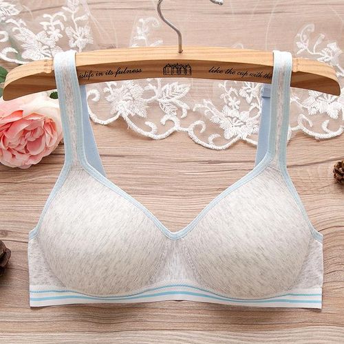 Generic Girls First Wireless Training Bra Teenage Girl Underwear Teen  Children Thin Cup Bra 12-18y Youth Small Breast Bra