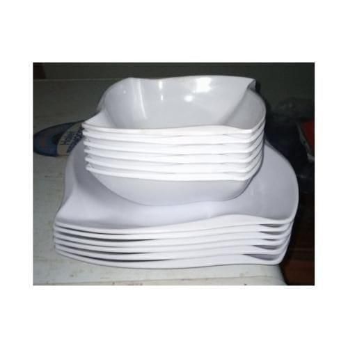 Generic 12 Pieces Unbreakable Flat And Soup Plates