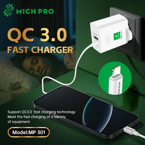 product_image_name-Mich Pro-45 Watts Power Unique Iphones Charger Compatible With All Version-3