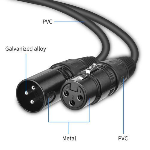 product_image_name-Generic-XLR Male Female High Audio Link Microphone Cable 2M-2