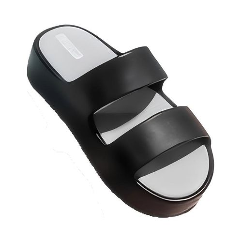 product_image_name-Fashion-Women's casual slippers, thick-soled, non-slip, grey-1