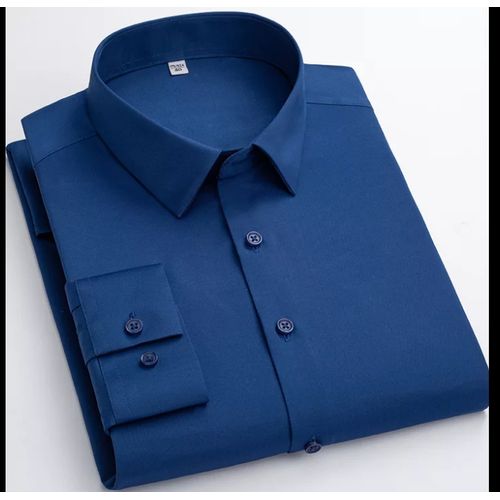 Fashion Corporate LONG-SLEEVE SHIRT FOR MEN - Navy Blue | Jumia Nigeria