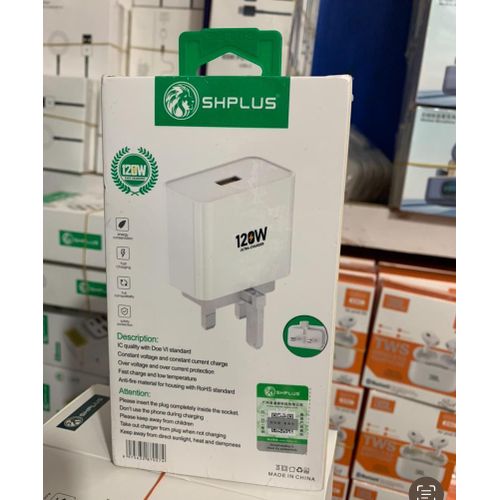 Generic Fast Charger 120W (Model:SH-A4001) - image 2