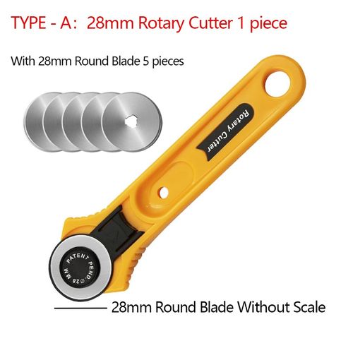 Generic Leathercraft 45mm Rotary Cutter Leather Cutting Tool Leather Craft  Fabric Circular Blade DIY Patchwork Sewing Quilting