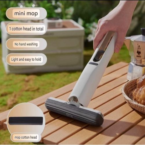 Generic Smart sponge - Portable Mini Squeeze Sponge Mop & Cleaning Brush - image 4