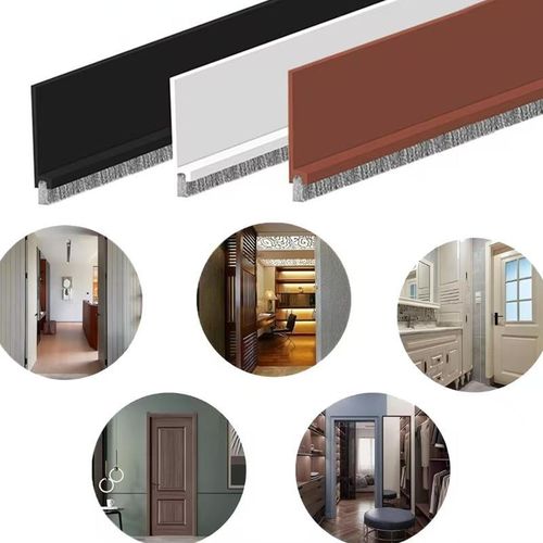 product_image_name-Generic-Pvc door buttom gap filler sealed brush foldable -7