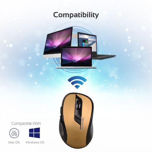 Promate 2.4Ghz Wireless Mouse With Auto Sleep