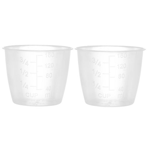 2Pcs Clear Rice Measuring Cups 160ml For Any Rice Cooker Replacement  Measurement