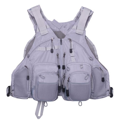 Generic Men's Fly Fishing Mesh Vest Adjustable Breathable Quick Dry