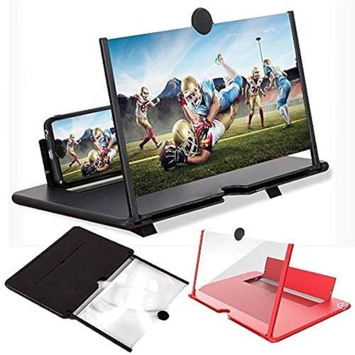 Generic 3D HD Mobile Phone Screen Amplifier - Foldable Video Enlargement Stand