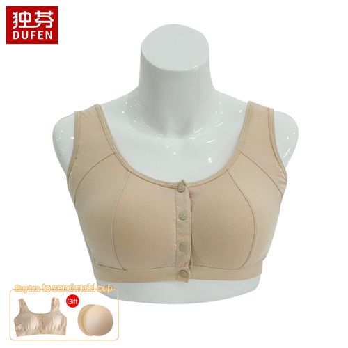 Front Closure Mastectomy Bra With Pocket