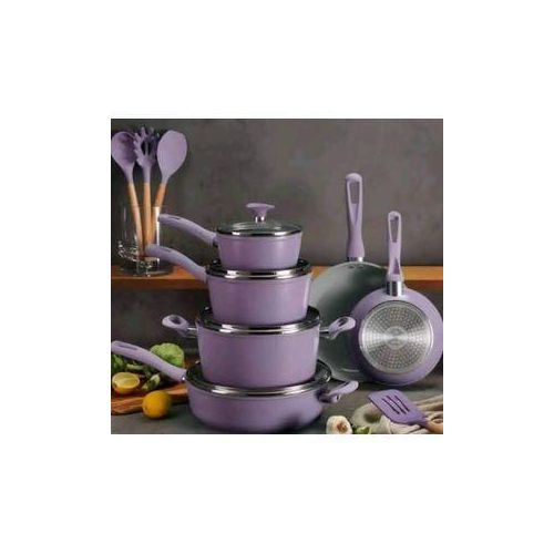 Generic 9 PCS Set Diecast Non-Stick Pots & Double frying pan