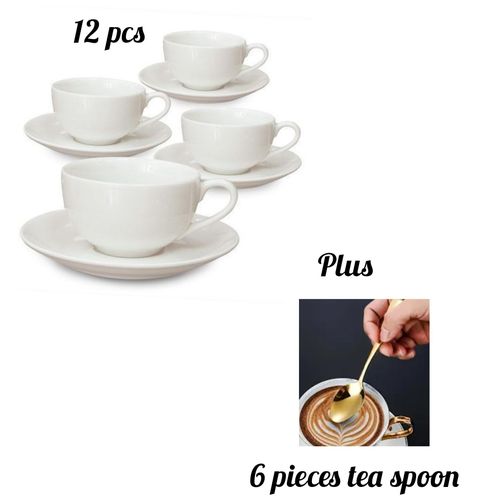 product_image_name-Generic-Coffee And Tea Cups And Saucers 6 Cups 6 Saucers Plus Tea Spoon-1