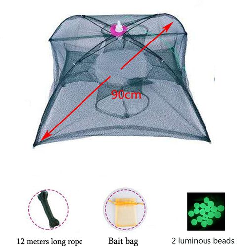 Generic 4 Hole Fishing Net Casting Cast Crayfish Catcher Shrimp Net