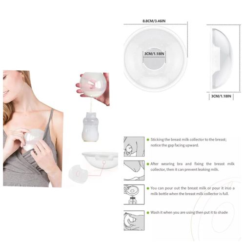 Generic 2pcs Breast Milk Collector/saver/catcher Breast Feeding Mom