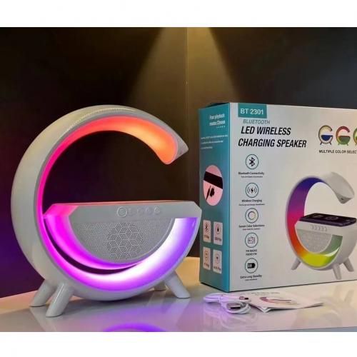 Generic Bluetooth Speaker 3 In1 + Wireless Charger + Led Lamp