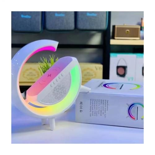 Generic Bluetooth Speaker 3 In1 + Wireless Charger + Led Lamp