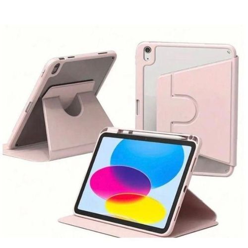 Generic Pouch 360° Rotatable Transparent Leather Smart Case& Screen Protector for IPad 10.9 Inch (10th & 11th Gen)