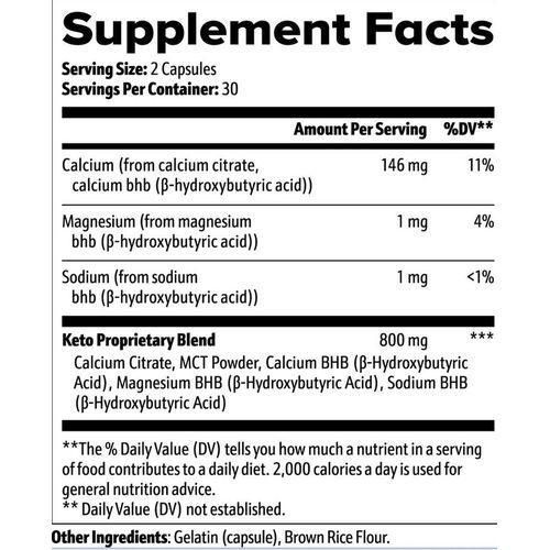afil NUTRITION Keto BHB 60 Capsules - image 2