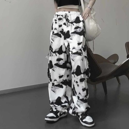 The Cow Print Pants - Korean Fashion Style Wide Leg Pants