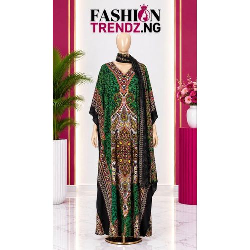 Generic One size fits all bubu gown/dress plus free headtie/scarf