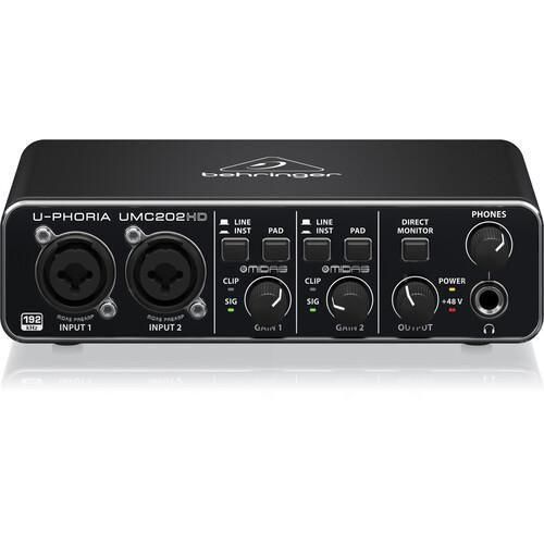 Behringer UMC202HD 2x2 Desktop USB Audio Interface