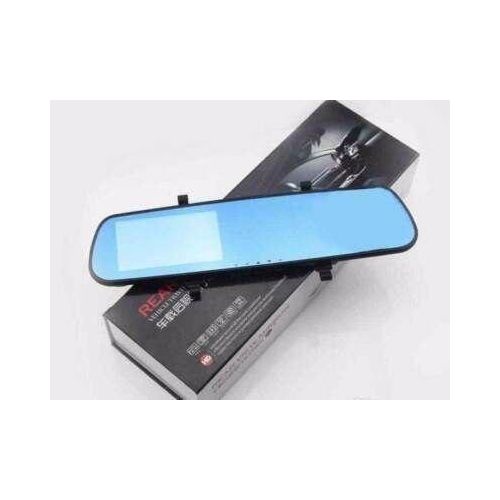 Generic HD Vehicle Rear View Mirror Dash Camera – Car DVR Driving Recorder with Loop Recording, Night Vision & G-Sensor - image 3