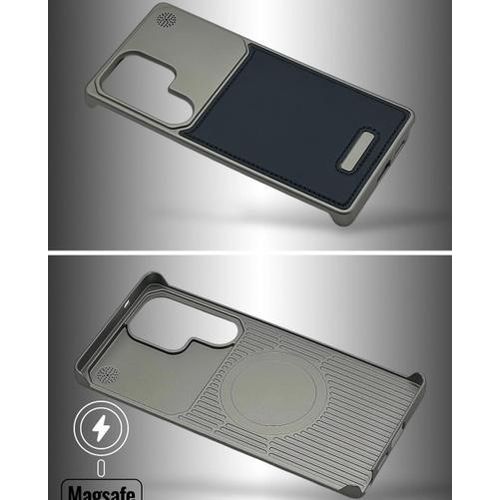 Samsung Galaxy S24 Ultra Premium Metallic Aero Flex Aluminum Leather Case - image 2