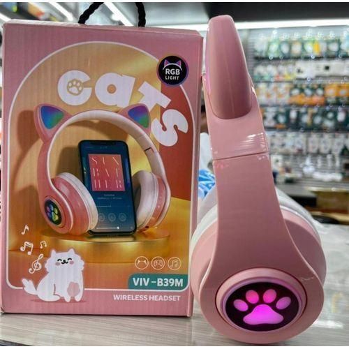 Cats Cat Ear Wireless Bluetooth 5.0 Stereo Foldable Headset