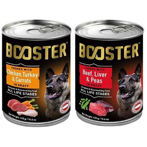 product_image_name-Generic-Booster Chunks In Gravy Chicken,Turkey & Carrots With Beef-1