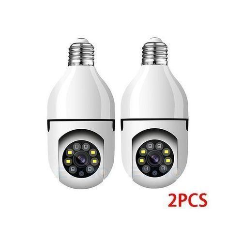 product_image_name-Generic-Wireless 360 Rotate Auto Tracking Camera Bulb 2pcs-1