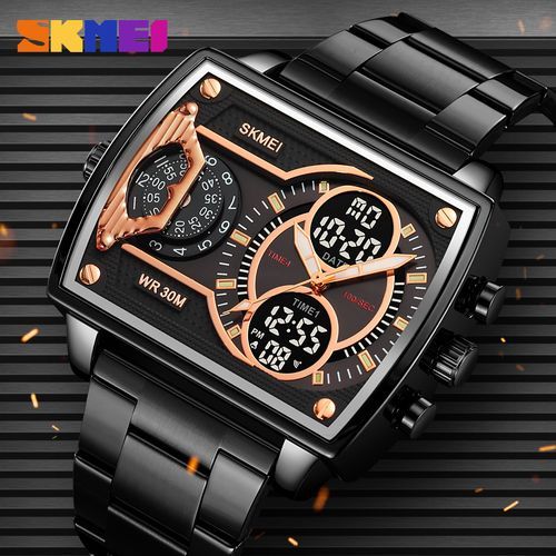 Skmei Watch For Men Luxury Square Quartz Wristwatches 2229 Jumia Nigeria