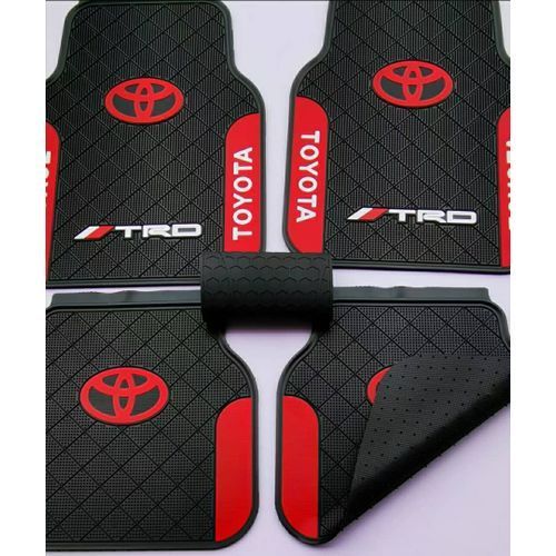 Car Foot Mat - Black - 5 Pieces