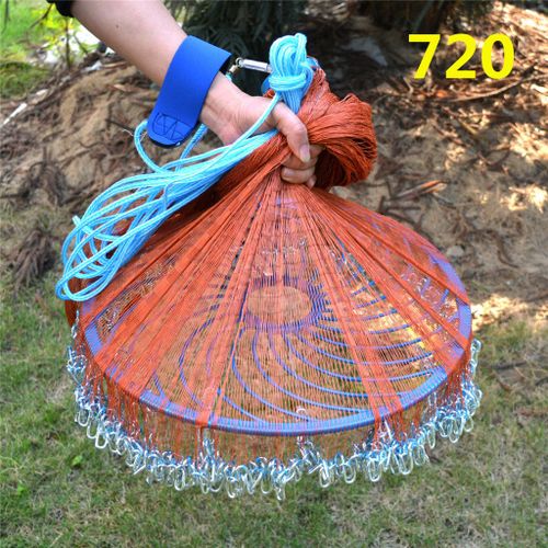 Generic Chain Fishing Net Fishingding Net Small Mesh Throw Net With Flying  Disc Cast Net For Fishing High Strength Fishing Network