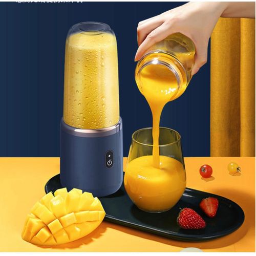 product_image_name-Generic-Double Cup Portable Juice Extractor Mixer Mini Blender USB-2