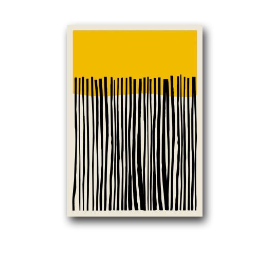 Generic Abstract Vertical Line wall art framed canvas - image 2