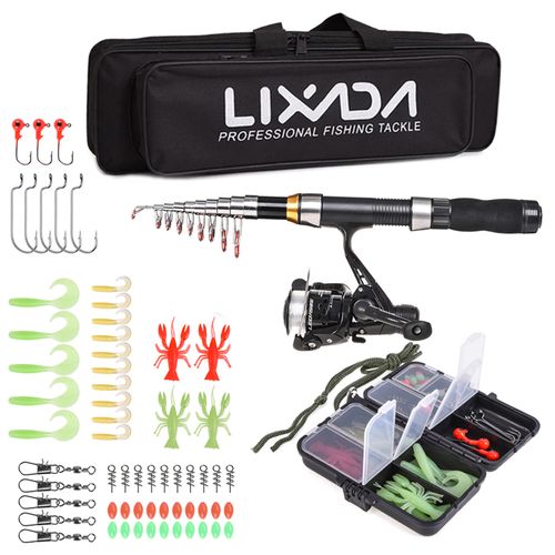 Lixada Fishing Rod Reel Combo Full Kit With 2.1m 2.3m