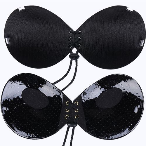 Women's Push-up Non-Padded Bra Women's Silicone Wired Stick-on Bra Women's  Invisible Push-Up