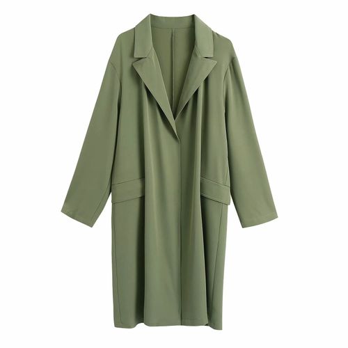 Long flowing trench coat - Women's fashion