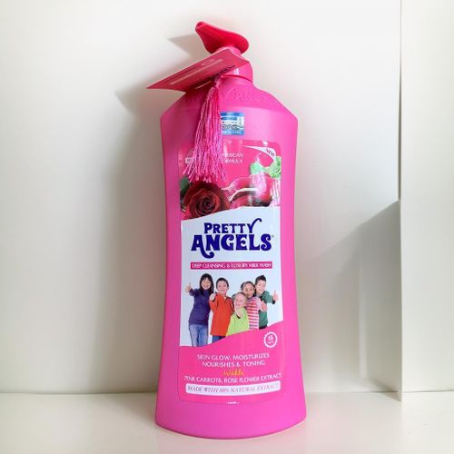 product_image_name-Generic-Pretty Angels Kids Body Wash Deep Cleansing Milk Wash with Egg Yolk & Vanilla. Natural, Gentle Skincare for Children-1