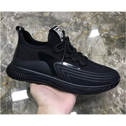 Men'S casual Black running Breathable simple easy wear men sneakers - image 4